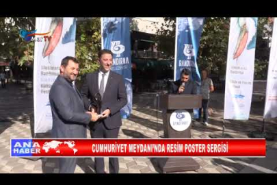 CUMHURİYET MEYDANI’NDA RESİM POSTER SERGİSİ
