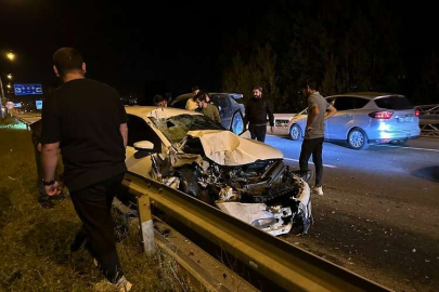 Düzce'de kaza 2 yaralı 