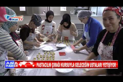 PASTACILIK ÇIRAĞI KURSUYLA GELECEĞİN USTALARI YETİŞİYOR
