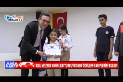 AKIL VE ZEKA OYUNLARI TURNUVASINDA ÖDÜLLER SAHİPLERİNİ BULDU