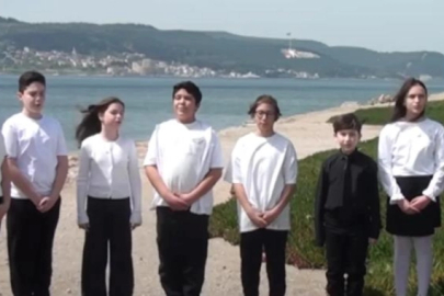 BİLSEM öğrencilerinden Çanakkale Ruhu’na selam