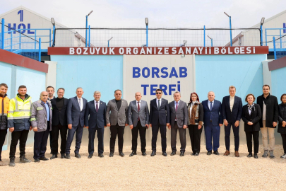 Bozüyük OSB’de modern su deposu ve terfi binası açıldı