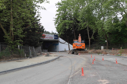 TEM Otoyolu alt geçidine estetik dokunuş