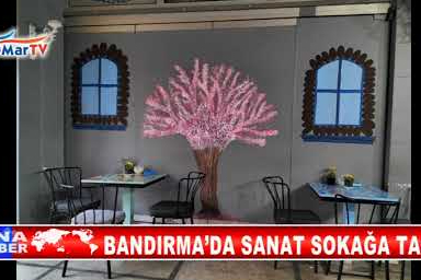 BANDIRMA’DA SANAT SOKAĞA TAŞTI