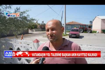 VATANDADIN YOL TABELİNE AKIN KAYITSIZ KALMADI