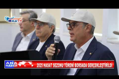 2025 HASAT SEZONU TÖRENİ BORSADA GERÇEKLEŞTİRİLDİ