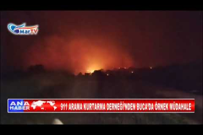 911 ARAMA KURTARMA DERNEĞİ’NDEN BUCA’DA ÖRNEK MÜDAHALE