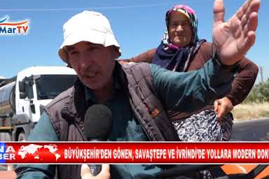 BÜYÜKŞEHİR’DEN GÖNEN, SAVAŞTEPE VE İVRİNDİ’DE YOLLARA MODERN DOKUNUŞ