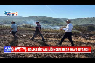 ORMANLIK ALANDA YANGIN PANİĞİ