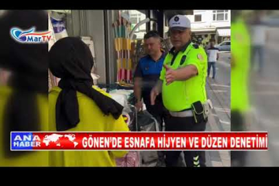 GÖNEN’DE ESNAFA HİJYEN VE DÜZEN DENETİMİ