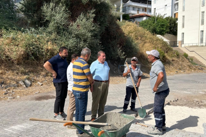 Başkan Topuz, Milas’ın çalışmalarını yerinde inceledi