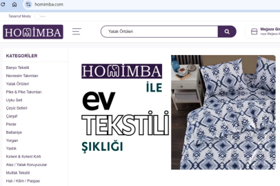 Ev tekstili pazaryeri platformu HOMİMBA açıldı