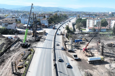 Kocaeli  Başiskele'de fore kazıklar çakılıyor