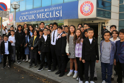 Ankara’nın çocukları meclis başkanını seçti