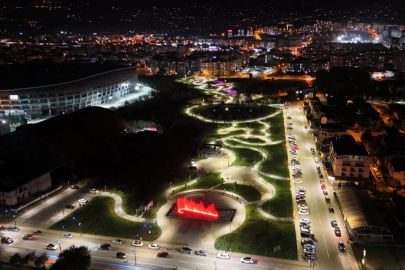 Ordu'da Durugöl, gece görünümüyle hayran bırakıyor