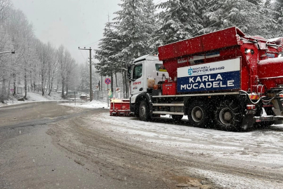 Kocaeli Büyükşehir’den kar teyakkuzu