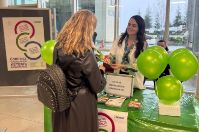 Mudanya İlçe Sağlık'tan serviks kanseri için farkındalık standı