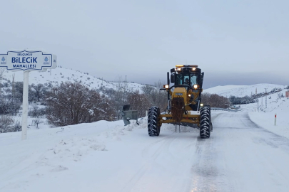Konya Büyükşehir AKOM koordinesinde kar mesaisinde