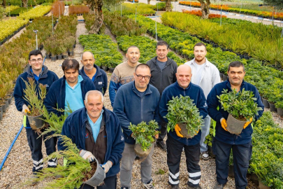 İzmir’in renkleri Büyükşehir fidanlıklarında filizleniyor