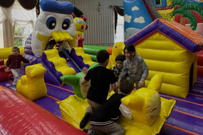 Gölcük'te çocuklar ara tatilde eğlendi