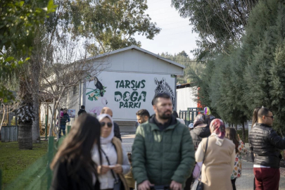 Mersin'de Tarsus Doğa Parkı yarıyıl tatilinde binlerce ziyaretçiyi ağırladı