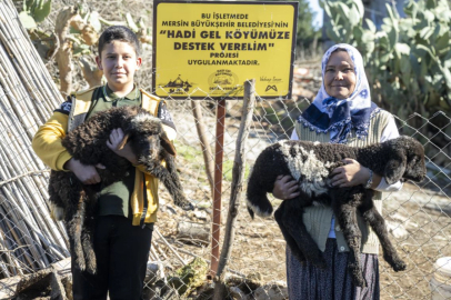 Mersin'de “Hadi Gel Köyümüze Destek Verelim” projesi