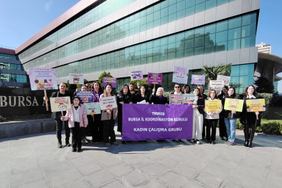Bursa'da BAOB Özgürlük Meydanı'nda 8 Mart
