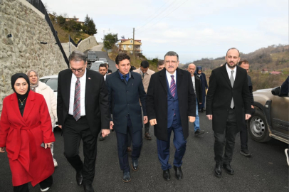 Trabzon'da Başkan Genç Sürmene’de çalışmaları inceledi