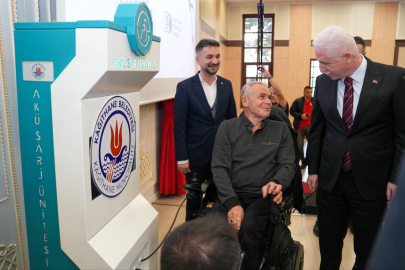 İstanbul Kağıthane'de 'engelsiz şarj' projesi