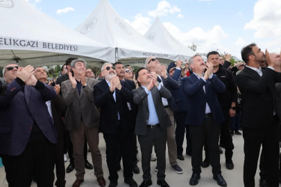 Kayseri Melikgazi'de 2'nci Havacılık Festivali coşkusu