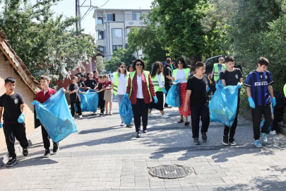 Bursa Nilüfer’de “Çevreci Eller” Gölyazı’da iş başında