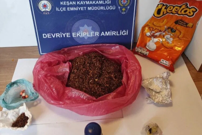 Edirne Keşan’da cips paketinden çıkanlar şaşırttı!