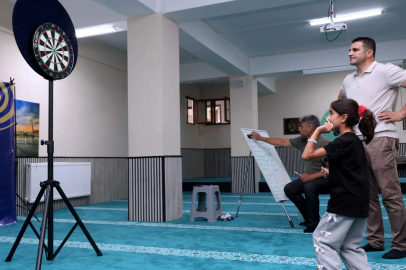 Konya Karatay'da Kur'an kurslarında dart turnuvası heyecanı