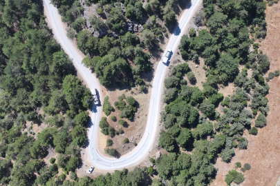 Manisa Ayvacık yoluna 6 kilometrelik asfalt