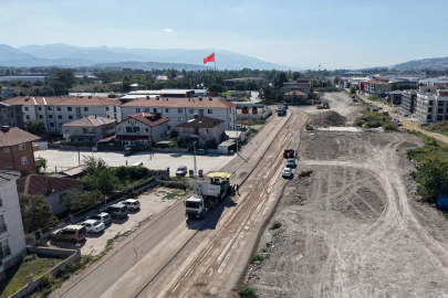 Sakarya'da Hanlı-OSB arası duble yolda çalışmalar hızlandı