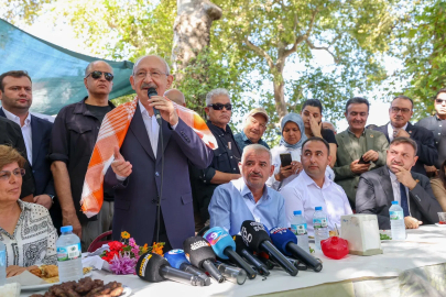 Kılıçdaroğlu, Buca Kaynaklar’da köylülerle buluştu