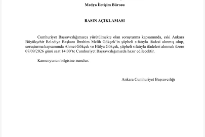 Re'sen soruşturmada Melih Gökçek'in ifadesi alındı... Oğlu ve gelini de ifadeye çağrıldı