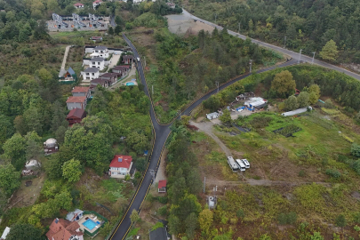 Sakarya Sapanca’da 10 kilometrelik asfalt mesaisi tamamlandı