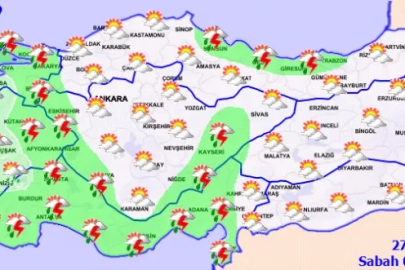 Meteoroloji’den kuvvetli yağış ve rüzgar uyarısı