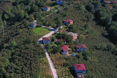 Ordu Çamaş'ta beton yol çalışmaları aralıksız sürüyor