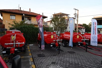 Manisa Büyükşehir’den Kula’ya 4 yeni su tankeri