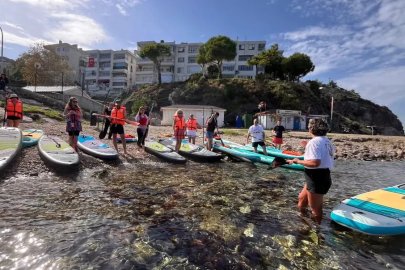 Mudanya’da öğretmenlere deniz üzerinde sürpriz etkinlik