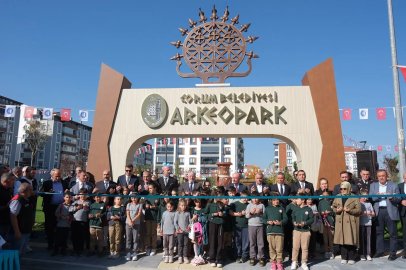Çorum’un üçüncü tematik parkı 'Arkeopark' açıldı