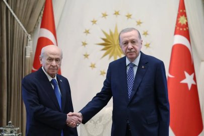 Erdoğan, Bahçeli’yi Külliye'de kabul etti