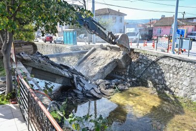 Mudanya Çekrice'ye Büyükşehir'den çift şeritli köprü