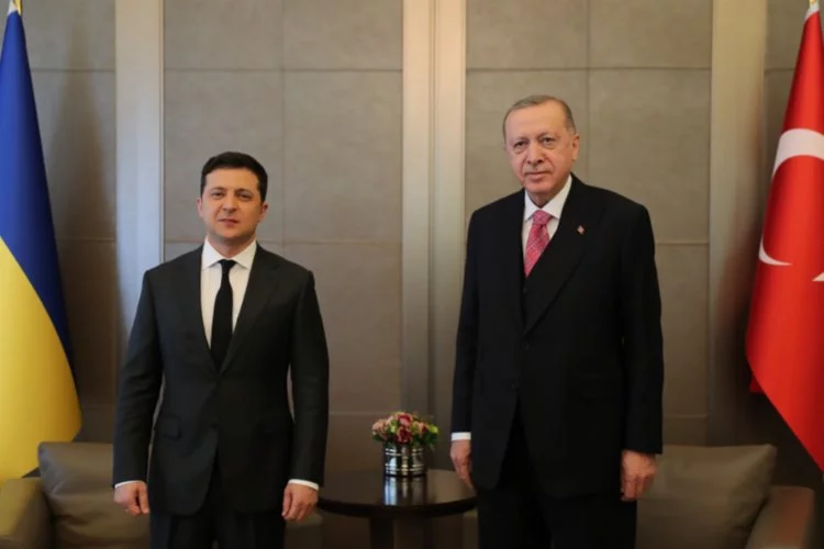 Cumhurbaşkanı Erdoğan, Zelenskiy'le görüştü